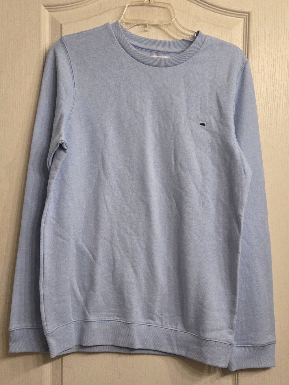 Light Blue Crewneck Sweater - KIDS XL Casual Pullover